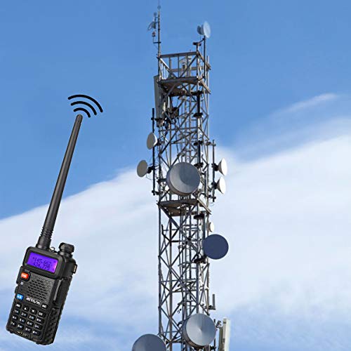 Retevis RT5R Walkie Talkie, 128 Canales Walkie Talkie Doble Banda Recargable, Transceptor de Mano con Radio FM, Portátil 2m / 70cm Radio de 2 Vías para Caza, Radioaficionado (Negro, 1 Pieza) Retevis RT5R Walkie Talkie, 128 Canales Walkie Talkie Doble Banda Recargable, Transceptor de Mano con Radio FM, Portátil 2m / 70cm Radio de 2 Vías para Caza, Radioaficionado (Negro, 1 Pieza)