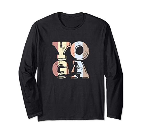Retro Vintage Yoga Asana Cobra Pose Yogui Meditación Regalo Manga Larga Retro Vintage Yoga Asana Cobra Pose Yogui Meditación Regalo Manga Larga