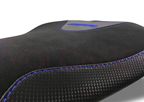 Revestimiento de asiento de neopreno antideslizante para CBR 600 RR 2005-2006 (H017C) (costuras azul) Revestimiento de asiento de neopreno antideslizante para CBR 600 RR 2005-2006 (H017C) (costuras azul)
