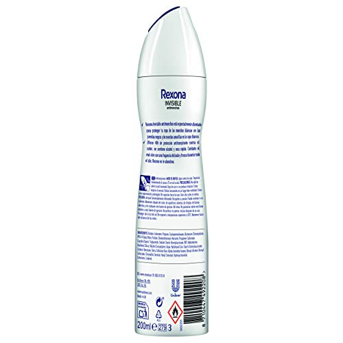 Rexona Desodorante Antitranspirante Invisible On White&Black Clothes - 2x200 ml Rexona Desodorante Antitranspirante Invisible On White&Black Clothes - 2x200 ml