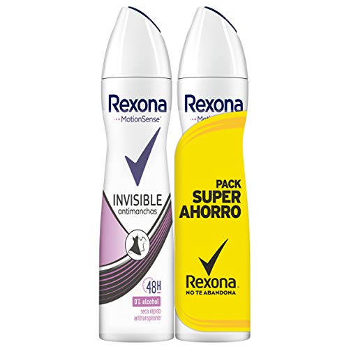 Rexona Desodorante Antitranspirante Invisible On White&Black Clothes - 2x200 ml