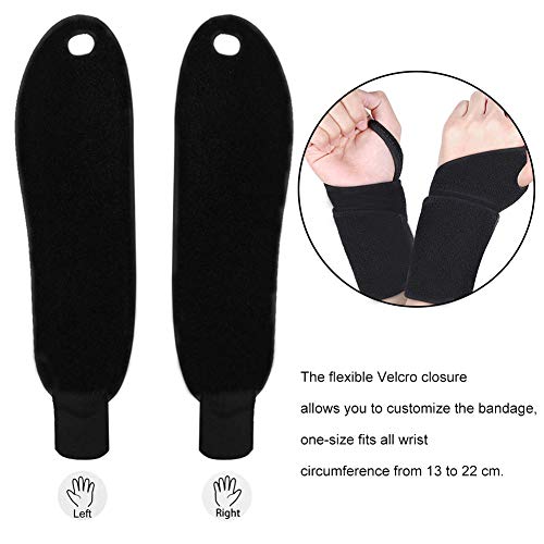 REYOK Conjunto de 2 Muñequeras, Muñequeras Deportivas Ajustable Transpirable Neopreno,Protección de Muñecas, Vendaje para Culturismo y Fitness, Deportes, Trabajo, Uso Diario REYOK Conjunto de 2 Muñequeras, Muñequeras Deportivas Ajustable Transpirable Neopreno,Protección de Muñecas, Vendaje para Culturismo y Fitness, Deportes, Trabajo, Uso Diario