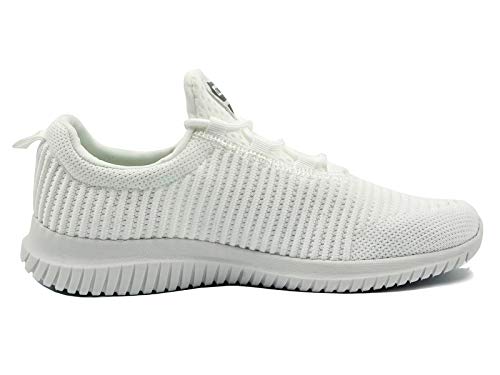 riemot Zapatillas Deportivas para Hombre, Zapatos para Correr Deporte al Aire Libre Running Fitness Gimnasio Súper Ligeras y Transpirables Sneakers Calzado Casual, M - Blancas EU 43 riemot Zapatillas Deportivas para Hombre, Zapatos para Correr Deporte al Aire Libre Running Fitness Gimnasio Súper Ligeras y Transpirables Sneakers Calzado Casual, M - Blancas EU 43