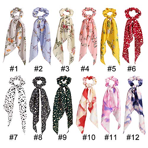 Rinasun Moda elástico lunares estampado floral niñas arco cuerda lazos mujeres accesorios para el cabello coleta bufanda coleta coleta coleta (8 puntos negro) Rinasun Moda elástico lunares estampado floral niñas arco cuerda lazos mujeres accesorios para el cabello coleta bufanda coleta coleta coleta (8 puntos negro)