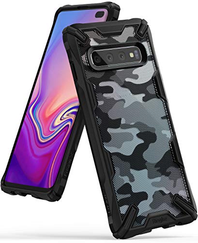 Ringke Fusion X Diseño DDP Compatible con Funda Galaxy S10 Plus Semi-Opaco PC Parte Posterior con TPU Bumper Elegante Proteccion Cover para Galaxy S10 Plus (2019) - Camo Black Ringke Fusion X Diseño DDP Compatible con Funda Galaxy S10 Plus Semi-Opaco PC Parte Posterior con TPU Bumper Elegante Proteccion Cover para Galaxy S10 Plus (2019) - Camo Black