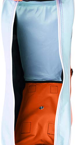 Rio Roller Script Skate Bag, Bolsa de tela y de playa Unisex Adulto, Multicolor (Teal/Coral), 24x15x45 cm (W x H x L)