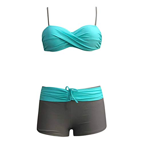 riou Bikinis Mujer 2019 Push up Sexy Conjunto de Traje de BañO Bohemio BañAdores con Relleno Brasileños Bañador Ropa de Dos Piezas Tops de Bikini vikinis Mujer