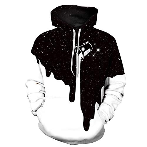 riou Hombre Unisex Sudaderas con Capucha Impreso Arte SuƩter Cuello Redondo de Mangas Largas con Varios Estilos Sudadera (Negro, S/M) riou Hombre Unisex Sudaderas con Capucha Impreso Arte SuƩter Cuello Redondo de Mangas Largas con Varios Estilos Sudadera (Negro, S/M)