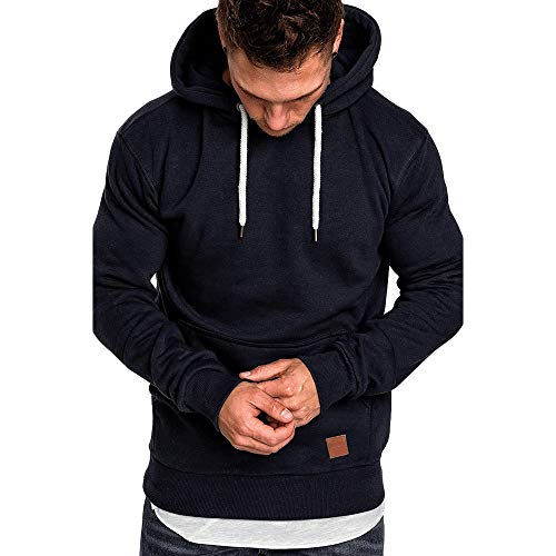 riou ¡Oferta Sudaderas con Capucha para Hombre Cosy Chaqueta Deportiva Sudadera con Cremallera Completa Ecosmart Hoodie Casual Jerséis Top Blouse ¡Caliente!