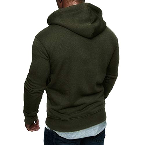 riou ¡Oferta Sudaderas con Capucha para Hombre Cosy Chaqueta Deportiva Sudadera con Cremallera Completa Slim Fit Hoodie Casual Jerséis Adolescente Top Blouse ¡Caliente!