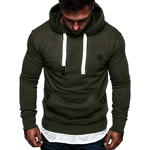 riou ¡Oferta Sudaderas con Capucha para Hombre Cosy Chaqueta Deportiva Sudadera con Cremallera Completa Slim Fit Hoodie Casual Jerséis Adolescente Top Blouse ¡Caliente!