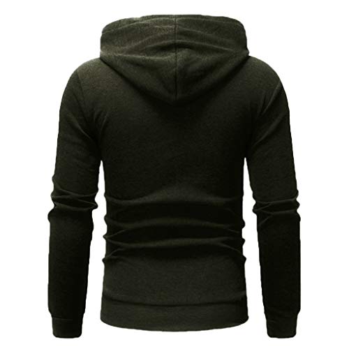 riou ¡Oferta Sudaderas con Capucha para Hombre Cosy Chaqueta Deportiva Sudadera con Cremallera Completa Slim Fit Hoodie Casual Jerséis Adolescente Top Blouse ¡Caliente!