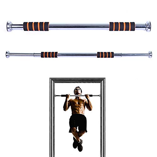 Riscko Barra de dominadas Extensible para Puertas Chin up Bar Pull Up Bar Acero sólido Fitness musculación