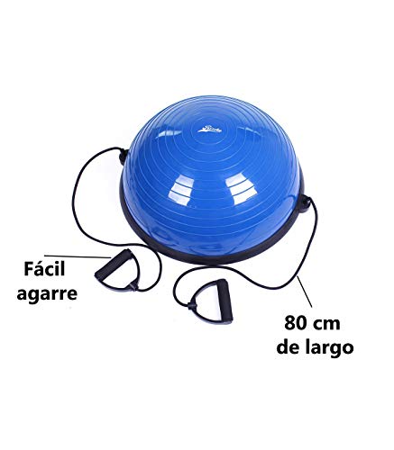 Riscko Semiesfera de Equilibrio Balance Air Step 58 cm Bola de Equilibrio Trainer - Rosa Riscko Semiesfera de Equilibrio Balance Air Step 58 cm Bola de Equilibrio Trainer - Rosa