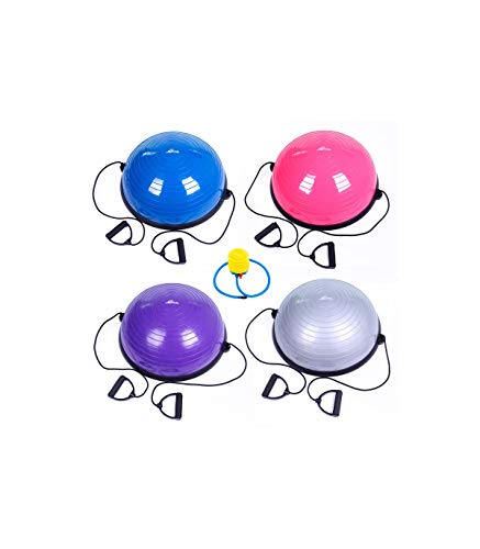 Riscko Semiesfera de Equilibrio Balance Air Step 58 cm Bola de Equilibrio Trainer - Rosa Riscko Semiesfera de Equilibrio Balance Air Step 58 cm Bola de Equilibrio Trainer - Rosa