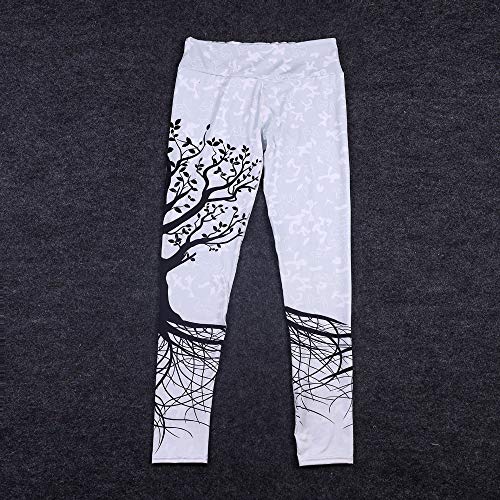 RISTHY Leggins Pantalones Yoga Deportivos Mujer Estampado Mallas Pantalones Push Up Fitness Pantalones de Deporte Gimnasio Largos Ropa Deportiva Elástico Casual para Bailar Correr