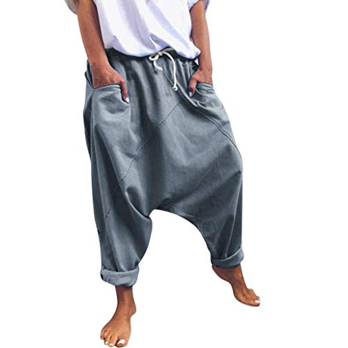 RISTHY Pantalones Anchos Mujer, Pantalones Tallas Grandes Baggy Aladin Bombacho Pantalones Casuales Flojos de Hip Hop Holgados Pantalones Deportivos Casual para Mujeres y Hombres RISTHY Pantalones Anchos Mujer, Pantalones Tallas Grandes Baggy Aladin Bombacho Pantalones Casuales Flojos de Hip Hop Holgados Pantalones Deportivos Casual para Mujeres y Hombres