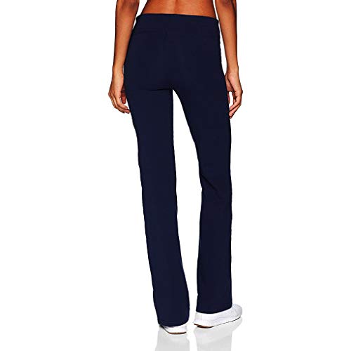 RISTHY Pantalones de Yoga Mujeres Pantalones Acampanados Tiro Regular Bootcut Campana Leggins Elegantes Push Up Slim Fit Pantalones Fitness Cintura Alta Deportivo