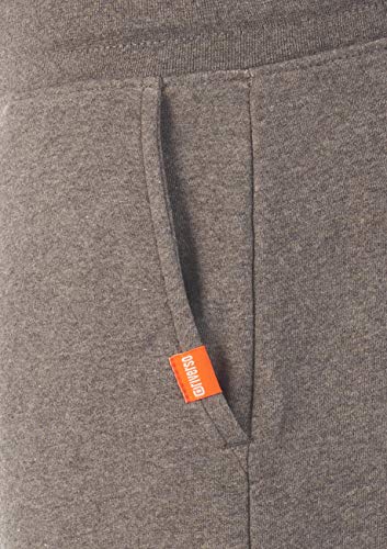 riverso Pantalones de chándal RIVTim para Hombre, Pantalones de Deporte, Pantalones de Ocio, algodón - Grey Melange Standard 2 (23300) XXXL