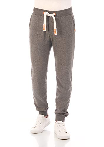 riverso Pantalones de chándal RIVTim para Hombre, Pantalones de Deporte, Pantalones de Ocio, algodón - Grey Melange Standard 2 (23300) XXXL riverso Pantalones de chándal RIVTim para Hombre, Pantalones de Deporte, Pantalones de Ocio, algodón - Grey Melange Standard 2 (23300) XXXL