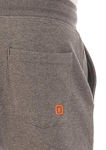 riverso Pantalones de chándal RIVTim para Hombre, Pantalones de Deporte, Pantalones de Ocio, algodón - Grey Melange Standard 2 (23300) XXXL