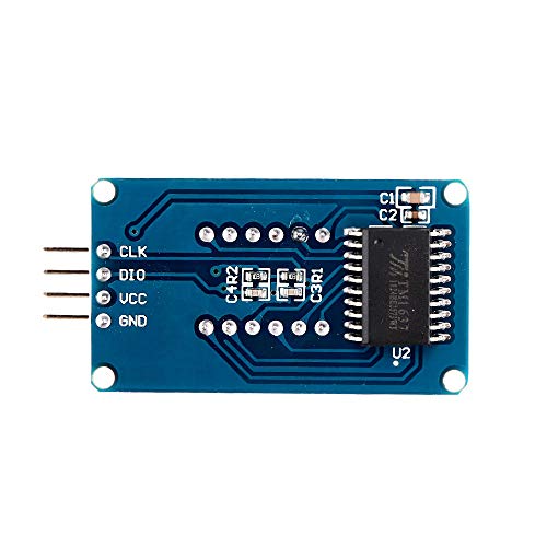 RLJJCS1163 TM1637 4 bits MÓDULO DE Pantalla LED Digital 7 SEGMENTO DE Tubo DE Anode Rojo DE 0,36 P INCUMEDUDA TABE DE Conductor Control