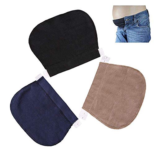 Rmeet Extensores de Cintura,3 Pack Ajustable Extensor de Cintura Elásticos Extensor de Cierre de Botón para Pantalones Vaqueros Juego Rmeet Extensores de Cintura,3 Pack Ajustable Extensor de Cintura Elásticos Extensor de Cierre de Botón para Pantalones Vaqueros Juego