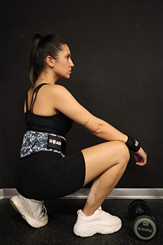 Roar® Cinturón musculación para Entrenamiento de Levantamiento de Peso Crossfit Powerlifting Halterofilia Pesas Gimnasio (Camuflaje, M) Roar® Cinturón musculación para Entrenamiento de Levantamiento de Peso Crossfit Powerlifting Halterofilia Pesas Gimnasio (Camuflaje, M)