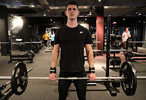 Roar® Ganchos de Metal para Levantamiento de Peso con Barra, Agarres para Gym, Agarraderas Gimnasio, Agarre Gimnasio, Correas de Agarre Gimnasio, Weightlifting Hooks, Straps (Negro) Roar® Ganchos de Metal para Levantamiento de Peso con Barra, Agarres para Gym, Agarraderas Gimnasio, Agarre Gimnasio, Correas de Agarre Gimnasio, Weightlifting Hooks, Straps (Negro)