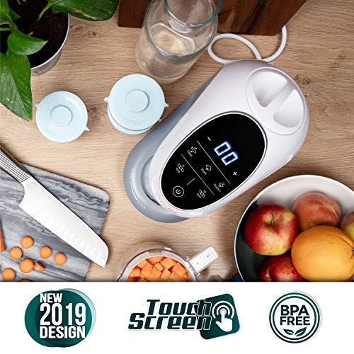 Robot de cocina Multifuncion - Multifunción 7 en 1 para Bebés - Al vapor, Procesador de Alimentos, Limpieza Automática, Esterilizador de Biberones, Recalentar, Descongela - Robot cocina bebes Robot de cocina Multifuncion - Multifunción 7 en 1 para Bebés - Al vapor, Procesador de Alimentos, Limpieza Automática, Esterilizador de Biberones, Recalentar, Descongela - Robot cocina bebes