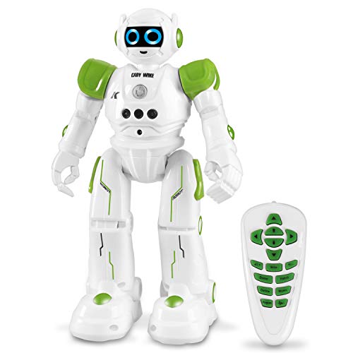 Robot de Juguete para Niños, Recargable Robots de Control Remoto para Niños de 3 a 7 Años, Inteligente Hablar (Solo en Inglés) Caminar Bailando Radiocontrol Robots de Codificación Regalo para Niños