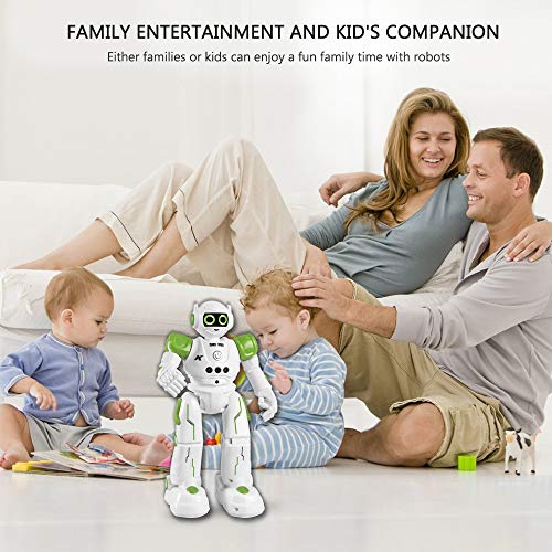 Robot de Juguete para Niños, Recargable Robots de Control Remoto para Niños de 3 a 7 Años, Inteligente Hablar (Solo en Inglés) Caminar Bailando Radiocontrol Robots de Codificación Regalo para Niños Robot de Juguete para Niños, Recargable Robots de Control Remoto para Niños de 3 a 7 Años, Inteligente Hablar (Solo en Inglés) Caminar Bailando Radiocontrol Robots de Codificación Regalo para Niños