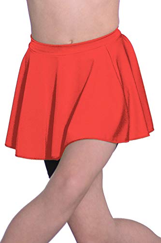 Roch Valley Nylon Lycra Short Skirt Lcss-Falda Circular de Nailon y Licra, Mujer, Rojo, S/M