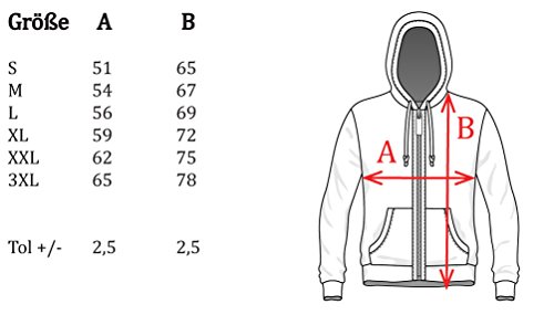 ROCK-IT Apparel® Chaqueta con Capucha Slim FIT Chaqueta Sudadera con Capucha de la Cremallera Pesada Trabajador con Capucha Hombre Color Rojo Original de Rock-IT XX-Large ROCK-IT Apparel® Chaqueta con Capucha Slim FIT Chaqueta Sudadera con Capucha de la Cremallera Pesada Trabajador con Capucha Hombre Color Rojo Original de Rock-IT XX-Large