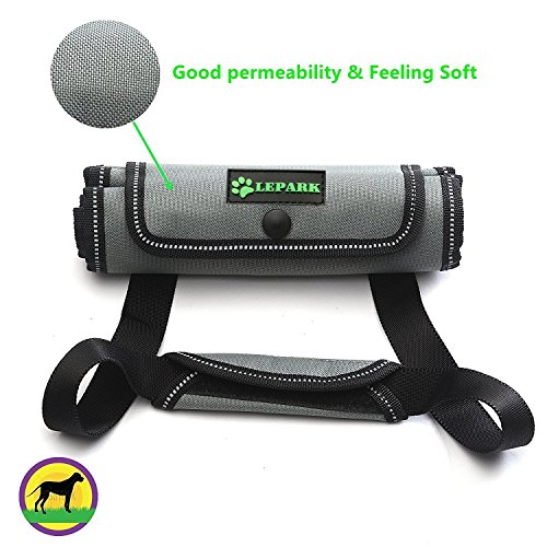 RockPet Soporte para Perros con Manija para la Ayuda Canina, Aprobado por los Veterinarios. Arnés para Levantar Perros Durante la Rehabilitación (L,Gris) RockPet Soporte para Perros con Manija para la Ayuda Canina, Aprobado por los Veterinarios. Arnés para Levantar Perros Durante la Rehabilitación (L,Gris)