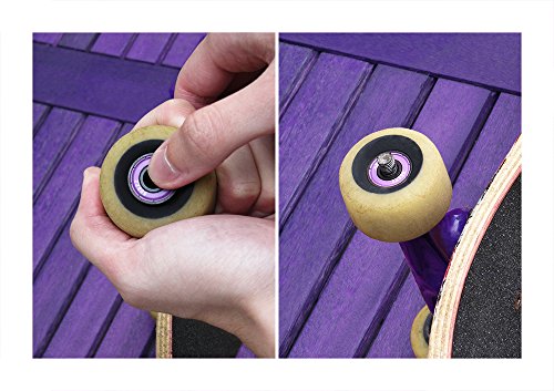 Rodamientos Abec 9 Premium wetkoala (8 pieza) para skateboards, patines en línea, Longboard, Wave Board, Roller etc./608 ZZ Talla Única/duraderas Rodamientos mediante metallabdeckung Rodamientos Abec 9 Premium wetkoala (8 pieza) para skateboards, patines en línea, Longboard, Wave Board, Roller etc./608 ZZ Talla Única/duraderas Rodamientos mediante metallabdeckung