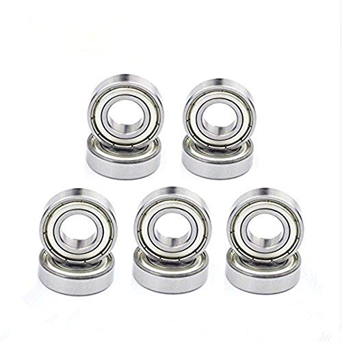 Rodamientos De Bolas Rodamientos De Skate Para Longboard 608 Eodamientos De Bolas, Fila Unica Apantallados Rodamientos De Bolas De Ranura Profunda, Tamaño En Miniatura, Plata, 10 Unidades Rodamientos De Bolas Rodamientos De Skate Para Longboard 608 Eodamientos De Bolas, Fila Unica Apantallados Rodamientos De Bolas De Ranura Profunda, Tamaño En Miniatura, Plata, 10 Unidades