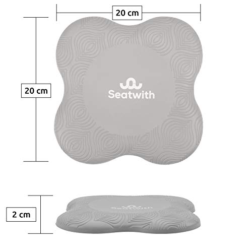 Rodillera para Yoga, 2 Cojines de Rodilla con Bolsa de Transporte + Instrucciones de Entrenamiento PDF Máximo Alivio y Soporte en Rodillas, Muñecas y Codos, Rodilleras 20x20cm, Pilates, Fitness Rodillera para Yoga, 2 Cojines de Rodilla con Bolsa de Transporte + Instrucciones de Entrenamiento PDF Máximo Alivio y Soporte en Rodillas, Muñecas y Codos, Rodilleras 20x20cm, Pilates, Fitness