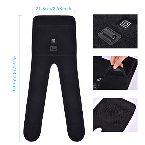 Rodilleras Calefactadas con Carga USB, 3 Niveles De Ajuste De Temperatura, Que Se Utilizan para Aliviar El Dolor De Rodilla Y El DañO del Menisco Causado por El Exceso,Negro Rodilleras Calefactadas con Carga USB, 3 Niveles De Ajuste De Temperatura, Que Se Utilizan para Aliviar El Dolor De Rodilla Y El DañO del Menisco Causado por El Exceso,Negro