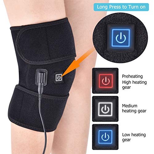 Rodilleras Calefactadas con Carga USB, 3 Niveles De Ajuste De Temperatura, Que Se Utilizan para Aliviar El Dolor De Rodilla Y El DañO del Menisco Causado por El Exceso,Negro Rodilleras Calefactadas con Carga USB, 3 Niveles De Ajuste De Temperatura, Que Se Utilizan para Aliviar El Dolor De Rodilla Y El DañO del Menisco Causado por El Exceso,Negro