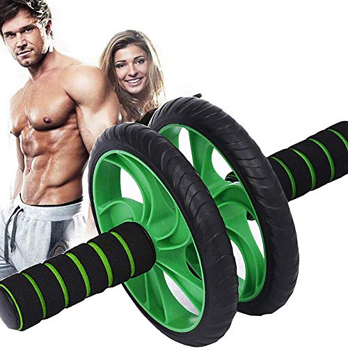 Rodillo AB Rueda Rodillera Estera Abdominal Ejercicio Fitness Gimnasio Entrenamiento de Fuerza Rodillera - Body Fitness Máquina de Entrenamiento de Fuerza AB Rueda Gym Tool Core 6 Six Pack Abs