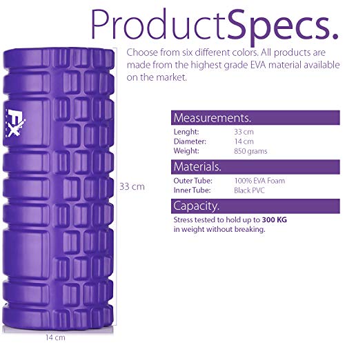 Rodillo de Espuma Foam Roller Pilates para Terapia de Masaje – Para Muscular Fitness Pilates Yoga - La Mejor Herramienta de Masaje para Todo Deportivo - Tejido Profundo Liberación Miofascial Rodillo de Espuma Foam Roller Pilates para Terapia de Masaje – Para Muscular Fitness Pilates Yoga - La Mejor Herramienta de Masaje para Todo Deportivo - Tejido Profundo Liberación Miofascial