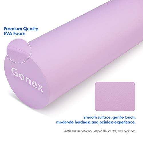 Rodillo de Espuma Rollo Masaje para Ejercicios de Espalda, Estiramientos y Pilates de Masaje Fitness, Morado, 90 cm Rodillo de Espuma Rollo Masaje para Ejercicios de Espalda, Estiramientos y Pilates de Masaje Fitness, Morado, 90 cm