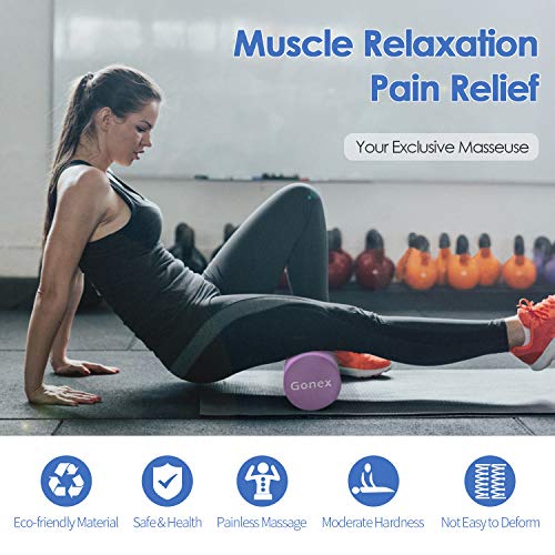 Rodillo de Espuma Rollo Masaje para Ejercicios de Espalda, Estiramientos y Pilates de Masaje Fitness, Morado, 90 cm Rodillo de Espuma Rollo Masaje para Ejercicios de Espalda, Estiramientos y Pilates de Masaje Fitness, Morado, 90 cm