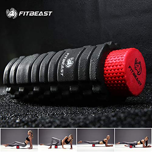 Rodillo Masaje Muscular de Hule para Profundos,Set 2-en-1 de Rodillo de Espuma, Foam Roller de Hule para Masaje Muscular, Terapia de Relajación Profunda, Relajar Piernas y Partes Cuerpo Adoloridas Rodillo Masaje Muscular de Hule para Profundos,Set 2-en-1 de Rodillo de Espuma, Foam Roller de Hule para Masaje Muscular, Terapia de Relajación Profunda, Relajar Piernas y Partes Cuerpo Adoloridas