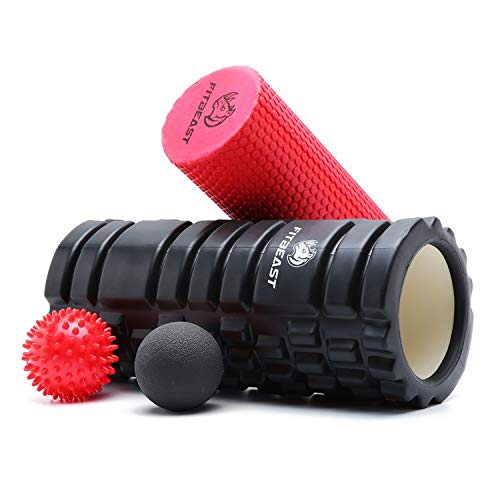 Rodillo Masaje Muscular de Hule para Profundos,Set 2-en-1 de Rodillo de Espuma, Foam Roller de Hule para Masaje Muscular, Terapia de Relajación Profunda, Relajar Piernas y Partes Cuerpo Adoloridas Rodillo Masaje Muscular de Hule para Profundos,Set 2-en-1 de Rodillo de Espuma, Foam Roller de Hule para Masaje Muscular, Terapia de Relajación Profunda, Relajar Piernas y Partes Cuerpo Adoloridas