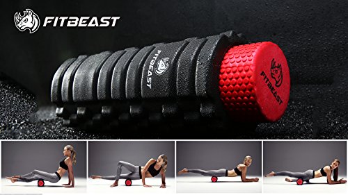 Rodillos de Espuma 2 en 1 para Masajes Musculares Profundos, Rodillo de hule para Masajes Profundos en Puntos de Dolor en Músculos Rígidos, Rodillo Suave para Rehabilitación y dos Pelotas para Masajes Rodillos de Espuma 2 en 1 para Masajes Musculares Profundos, Rodillo de hule para Masajes Profundos en Puntos de Dolor en Músculos Rígidos, Rodillo Suave para Rehabilitación y dos Pelotas para Masajes