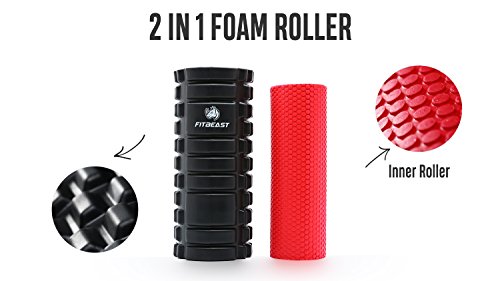 Rodillos de Espuma 2 en 1 para Masajes Musculares Profundos, Rodillo de hule para Masajes Profundos en Puntos de Dolor en Músculos Rígidos, Rodillo Suave para Rehabilitación y dos Pelotas para Masajes Rodillos de Espuma 2 en 1 para Masajes Musculares Profundos, Rodillo de hule para Masajes Profundos en Puntos de Dolor en Músculos Rígidos, Rodillo Suave para Rehabilitación y dos Pelotas para Masajes
