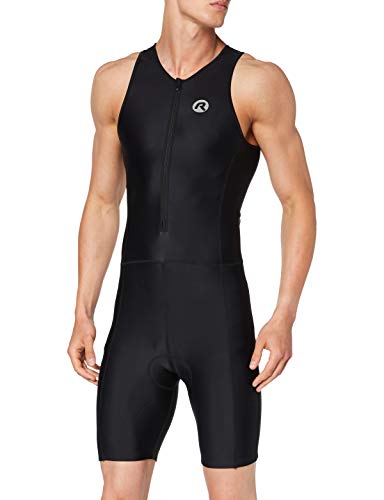 Rogelli - Traje de triatlón para Adulto, Color Negro, Primavera/Verano, Hombre, Color Negro - Negro, tamaño L Rogelli - Traje de triatlón para Adulto, Color Negro, Primavera/Verano, Hombre, Color Negro - Negro, tamaño L