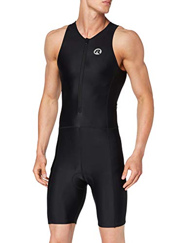 Rogelli - Traje de triatlón para Adulto, Color Negro, Primavera/Verano, Hombre, Color Negro - Negro, tamaño L